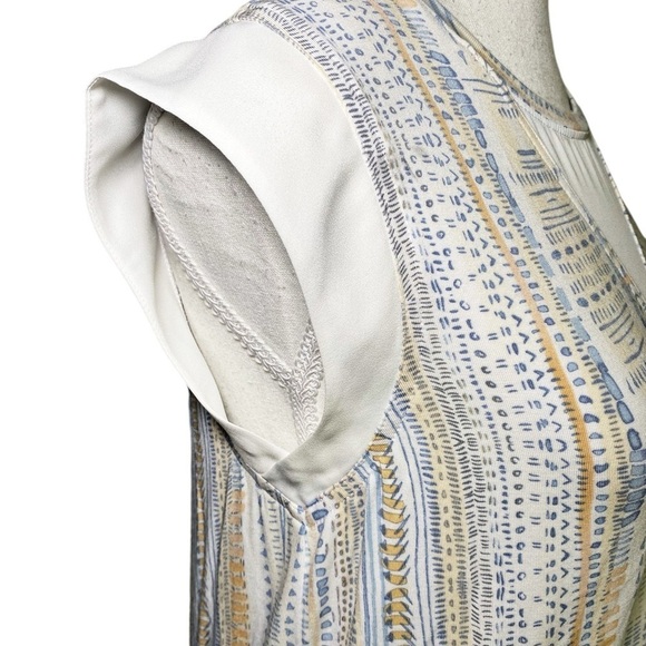 Lysse Soft Modal Blend Mixed Media Fabric Short Sleeve Top - Picture 5 of 14